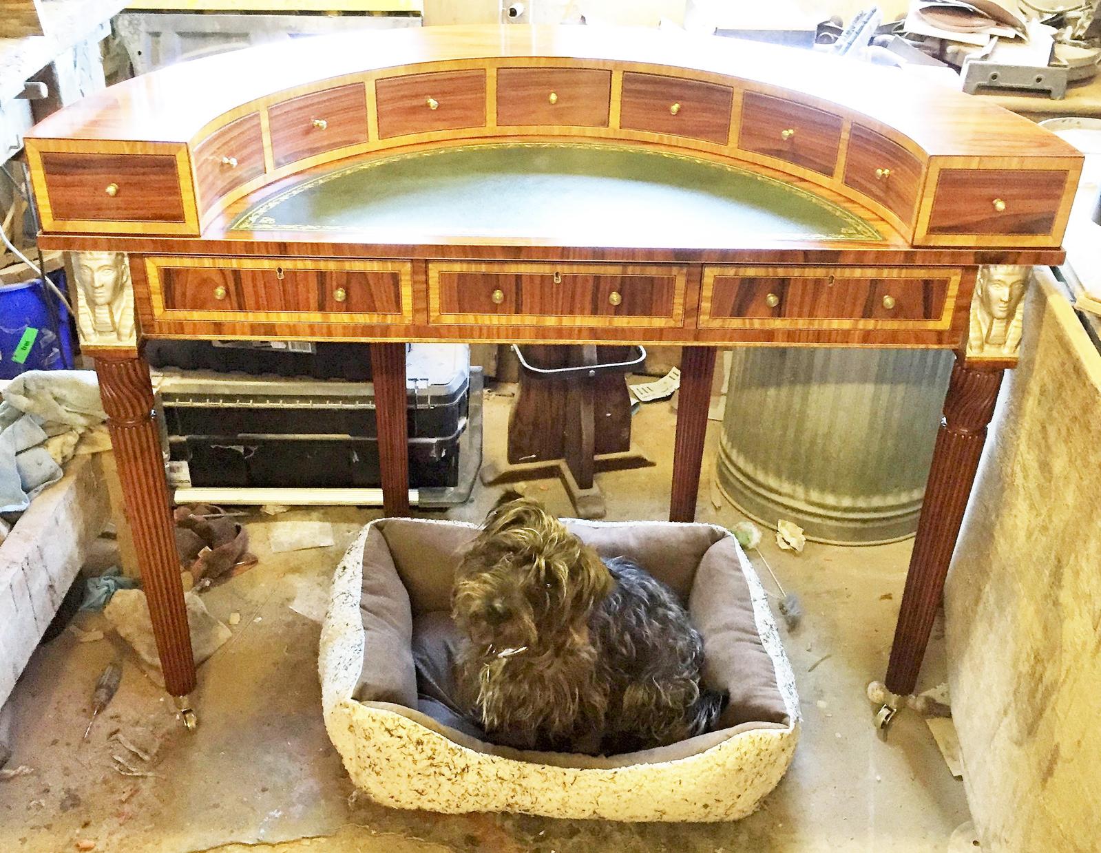 Furniture Restoration - Bob with Egyptian style Carlton house deck